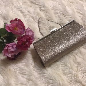 Champagne Glittery Clutch ✨